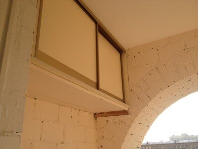 Раздвижная антресоль на балконе (пример работы №8)